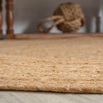 Harmony Boho Jute Circle Area Rug